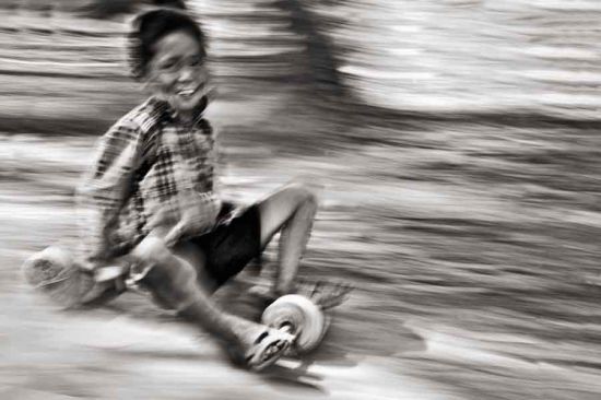 downhill